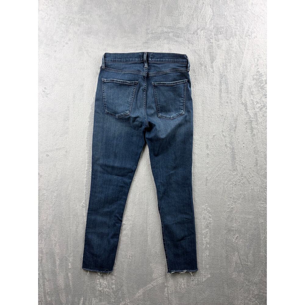 AGOLDE Sophie High Rise Raw Hem Crop Denim Jeans - Size 27 - Picture 6 of 9